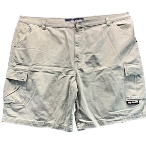 Big Daddy Gear Cargo Pockets Shorts Mens 54 Khaki Cotton Utility BD-CS Casual